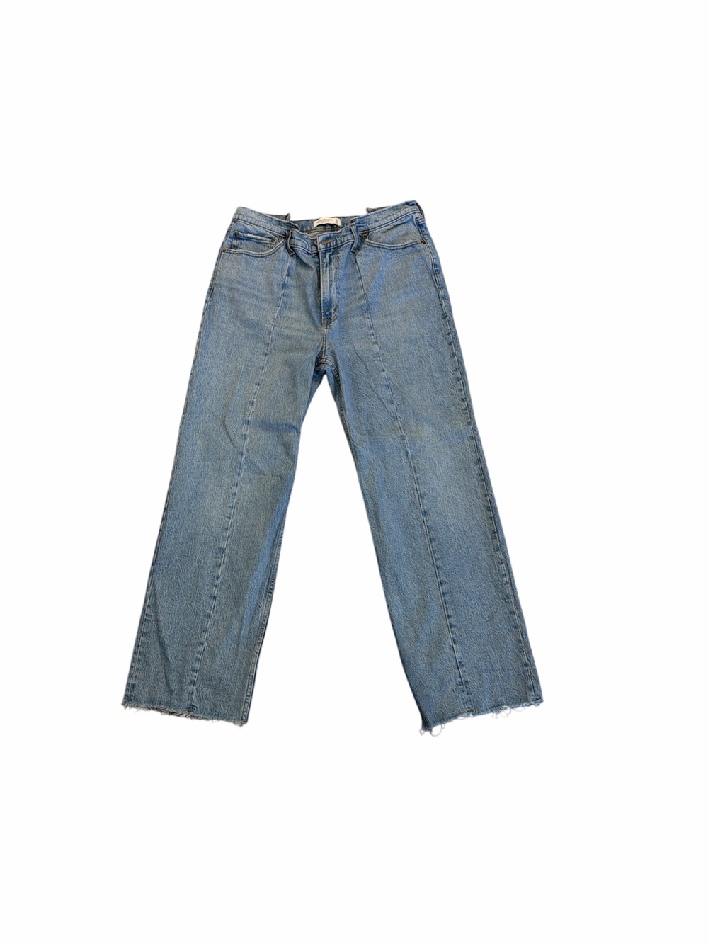 Abercrombie & Fitch Light Blue Wide-Leg Jeans